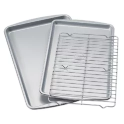 Food Network™ 3-pc. Nonstick Cookie Sheet Set With Cooling Rack