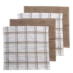 Food Network™ Plaid Dishcloth 4-pk.