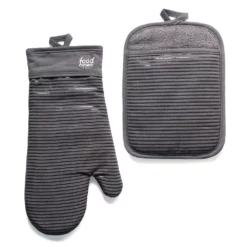 Food Network™ Silicone Oven Mitt & Pot Holder Set