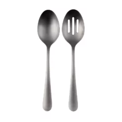 Food Network™ 2-pc. Flat Iron Serving Spoon & Slotted Spoon Set