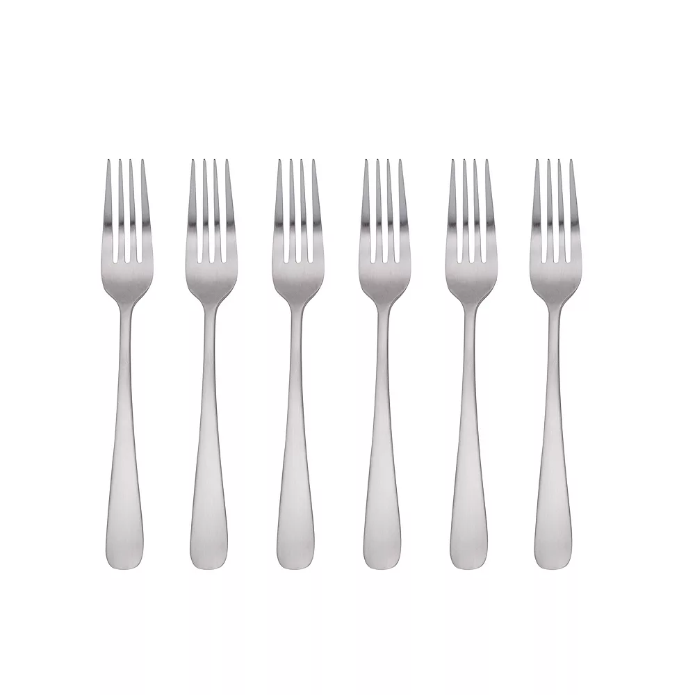 Food Network™ 6-pc. Classic Silver Salad Fork Set
