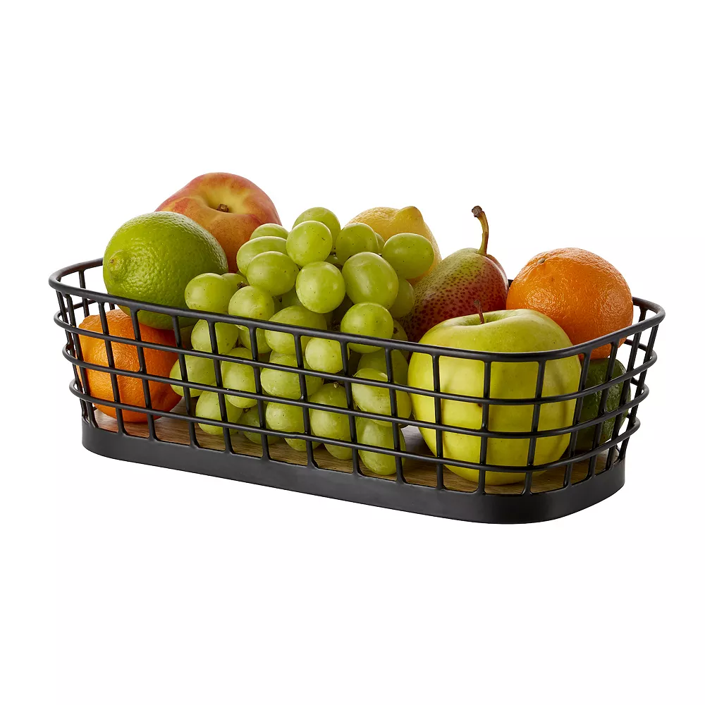 Food Network™ Wire & Wood Basket - Image 3