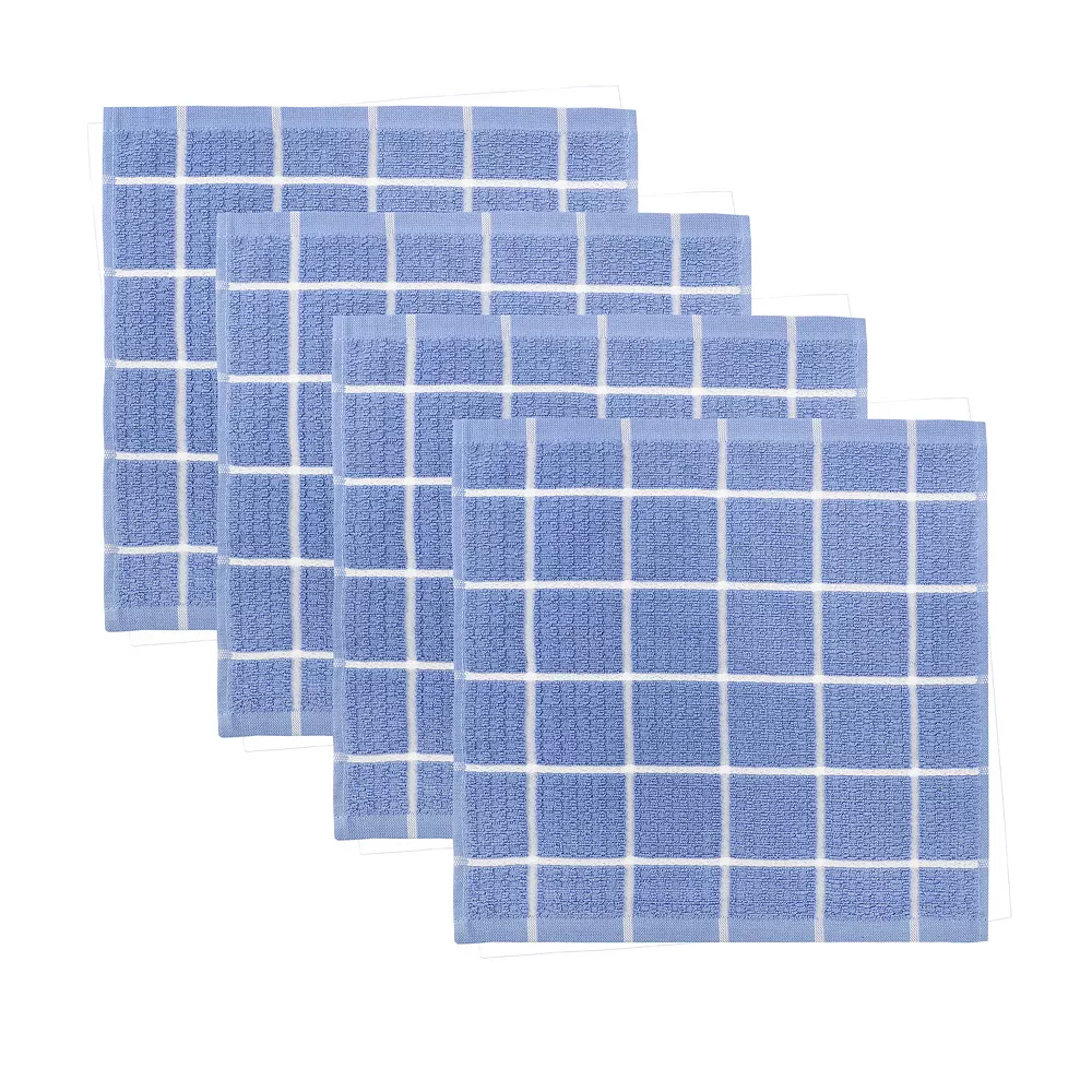 Food Network® Windowpane Grid Dishcloth 4-pk. - Image 2