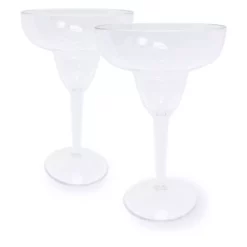 Food Network™ 2-pc. Clear Textured Acrylic Margarita Glass Set