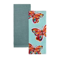 Food Network™ Butterflies Kitchen Towel 2-pk.