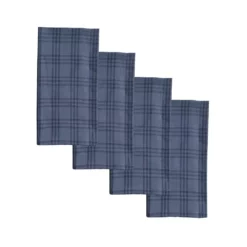Food Network™ Blue Check Woven Dinner Napkin 4-pk.