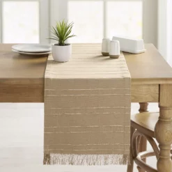 Food Network™ Almond Stripe Table Runner - 72"