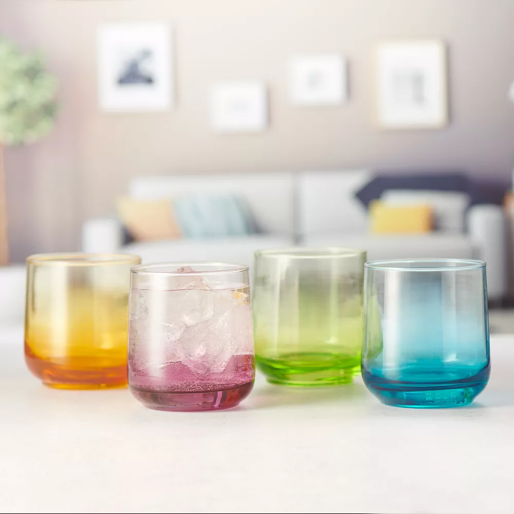 Food Network™ Anja 4-pc. Ombre Double Old-Fashioned Glass Set - Image 3