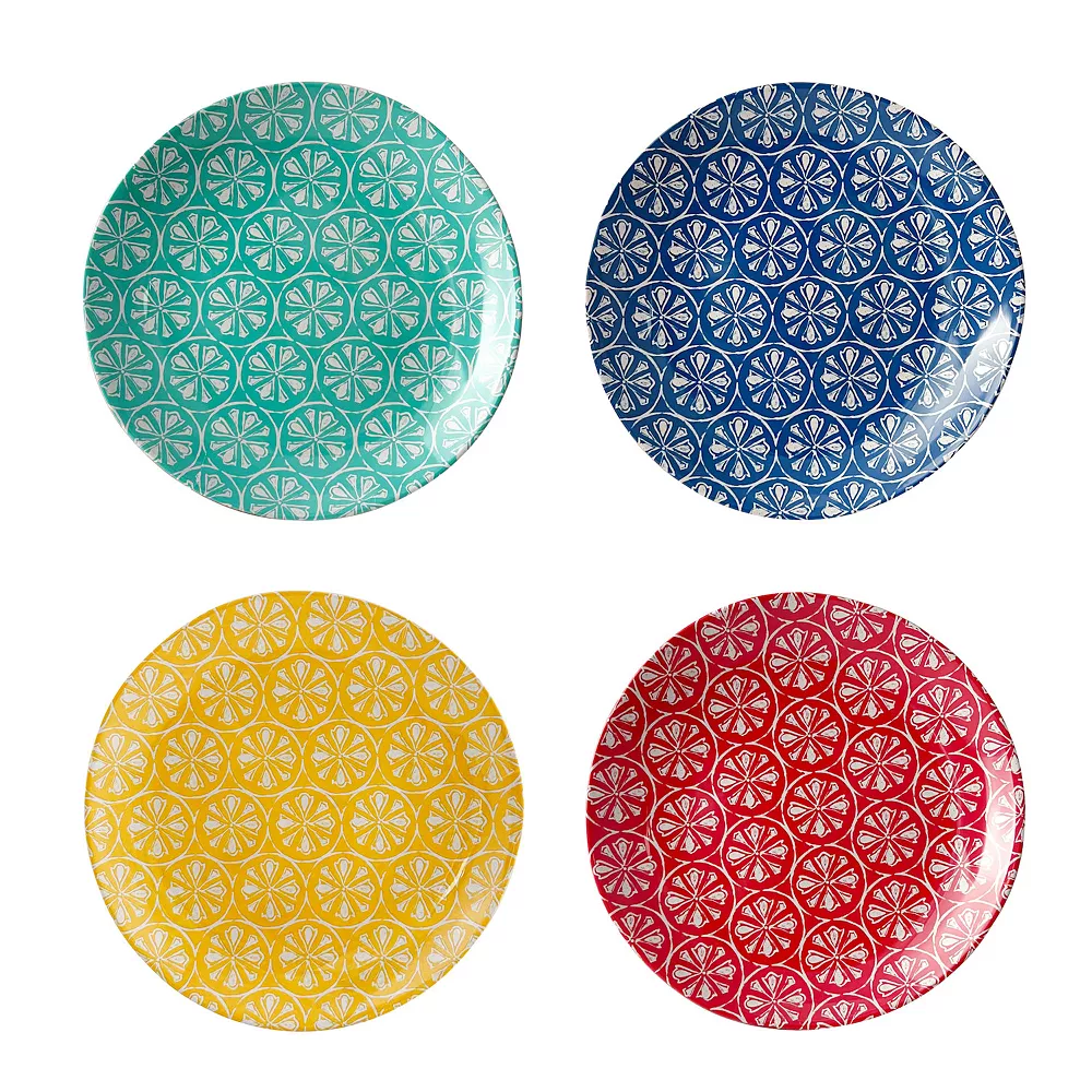 Food Network™ Mesa Feliz 4-pc. Melamine Salad Plate Set