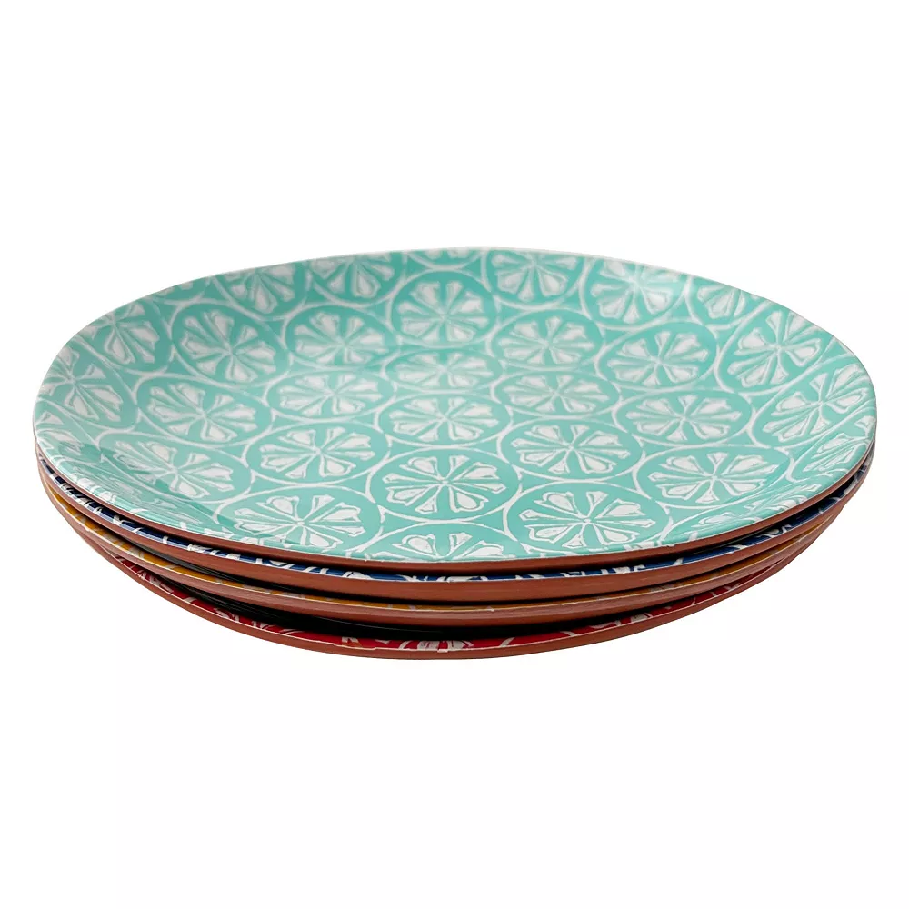 Food Network™ Mesa Feliz 4-pc. Melamine Salad Plate Set - Image 2